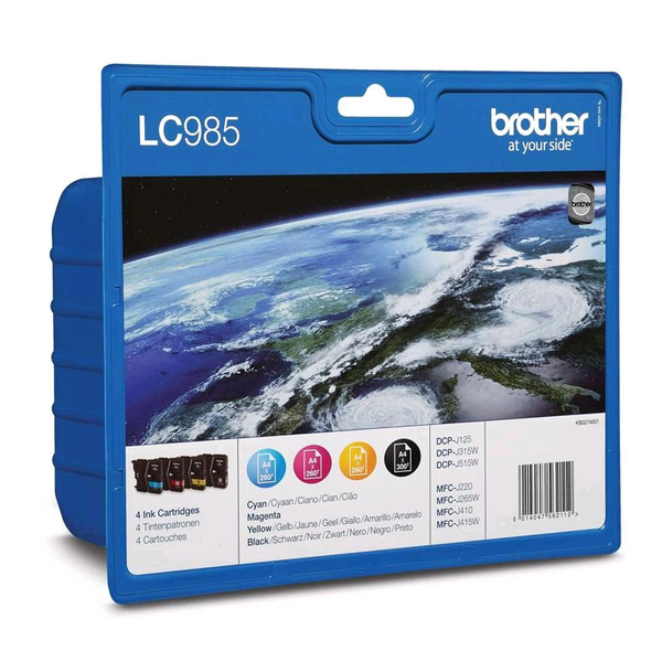 Brother LC985 CMYK multipack tintapatron