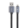 Gembird Cablexpert  USB-A -> MicroUSB kábel 1.8m fekete-ezüst (CCB-mUSB2B-AMBM-6) (CCB-mUSB2B-AMBM-6)