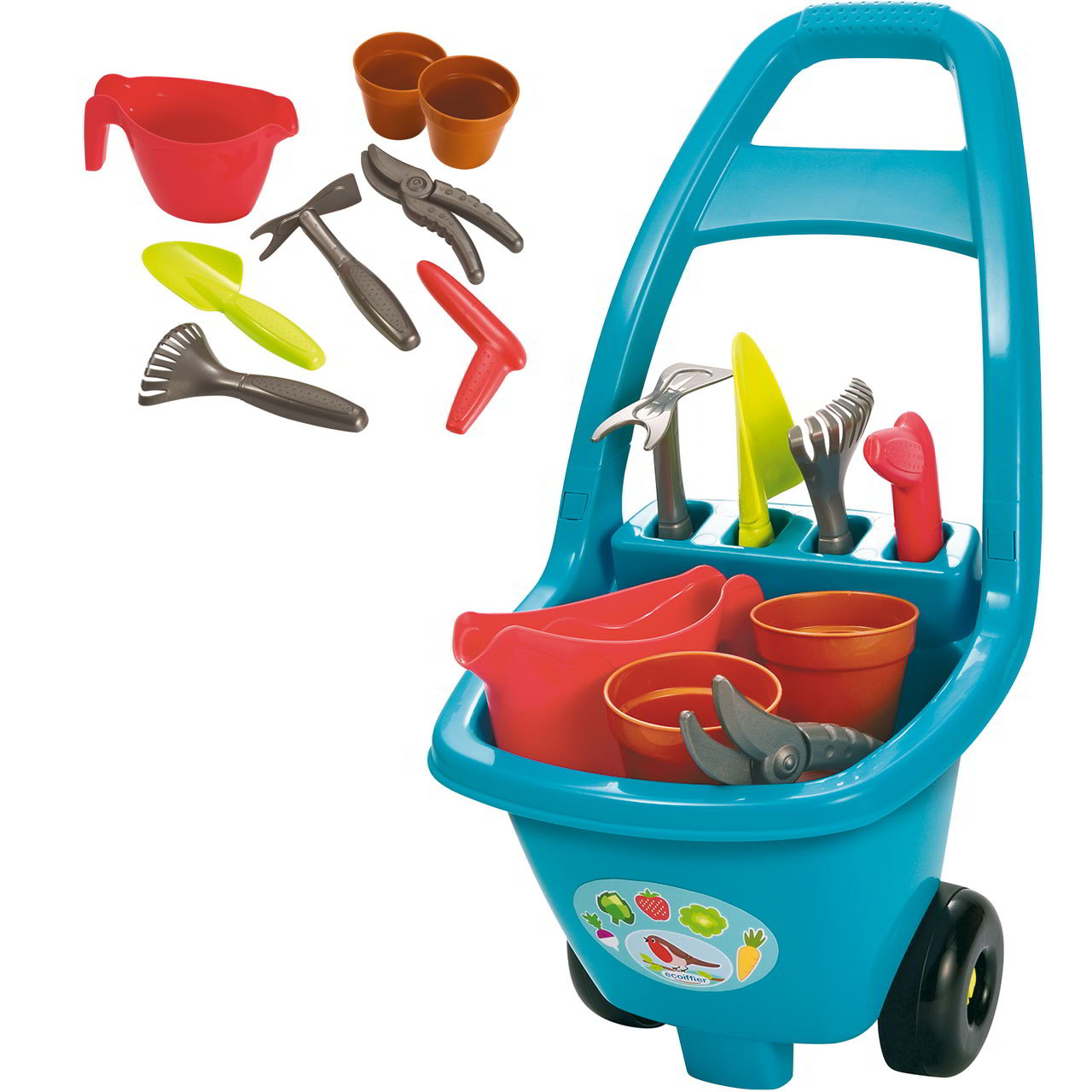 Écoiffier: Húzható szerszámos kerti kocsi (7600004479)