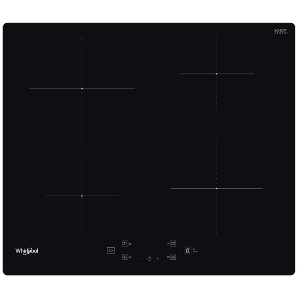 Whirlpool WS Q2160 NE Sort Indbygget 59 cm Zone induktionskogeplade 4 zone(s)