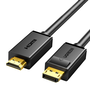 Ugreen 10239 video átalakító kábel 1,5 M DisplayPort HDMI Fekete