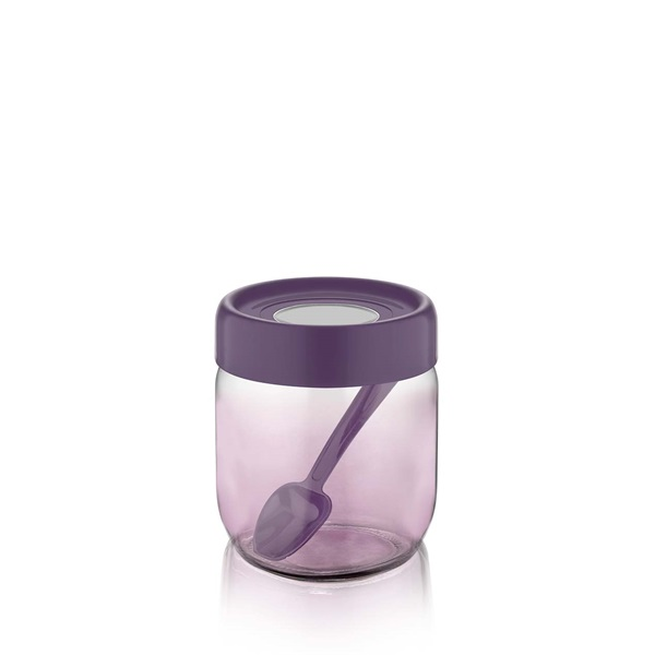 IRIS C-00420 Rainbow lila üveg tároló 425ml (C-00420)