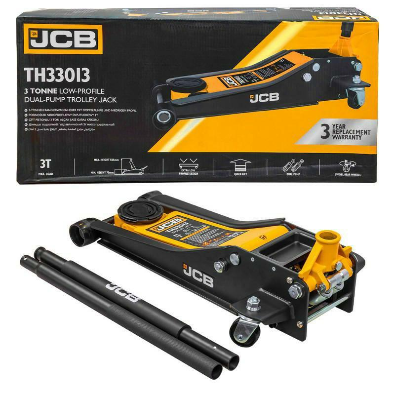 JCB Duplaszivattyús kocsiemelő 3T 75-505mm (JCB-TH33013)