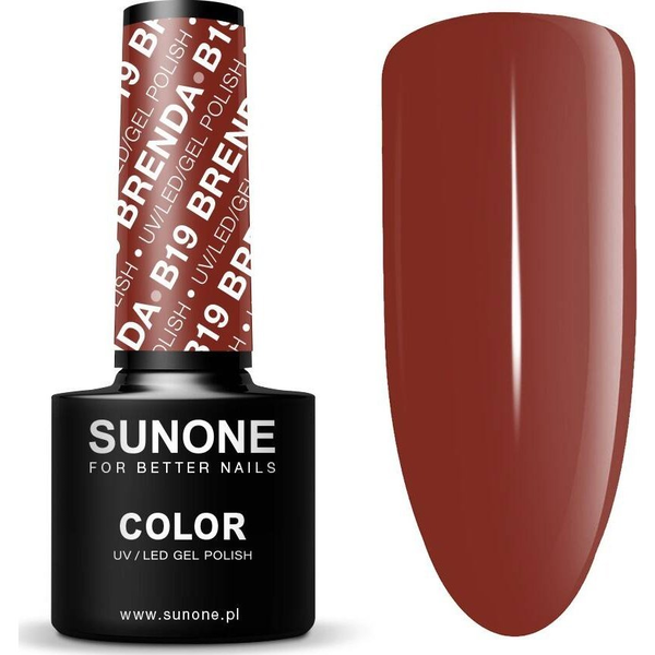 Sunone UV/LED Gel Polish Color lakier hybrydowy B19 Brenda 5ml