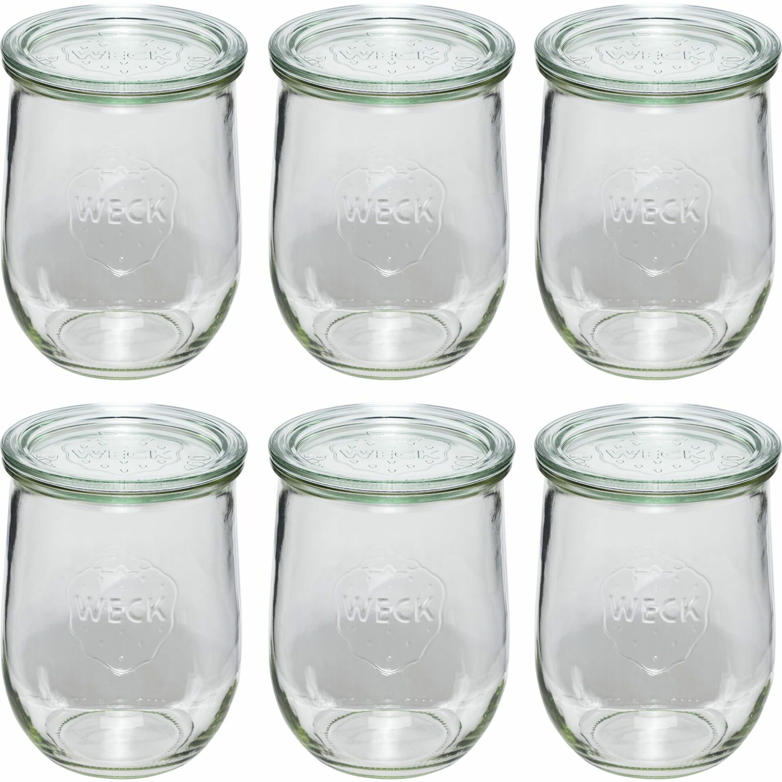 WECK 109112 Tulipán formájú befőttes üveg 6 darabos készlet 1062ml (109112)
