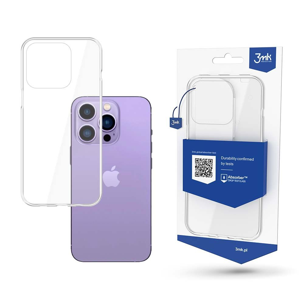3mk Armor Apple iPhone 14 Pro Szilikon Tok - Átlátszó (5903108476409)