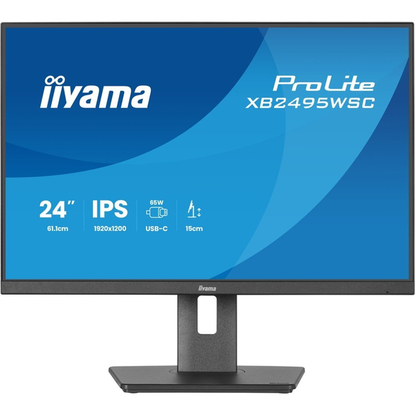 iiyama ProLite XB2495WSC-B1 computer monitor 61,2 cm (24.1") 1920 x 1200 Pixels WUXGA LED Zwart