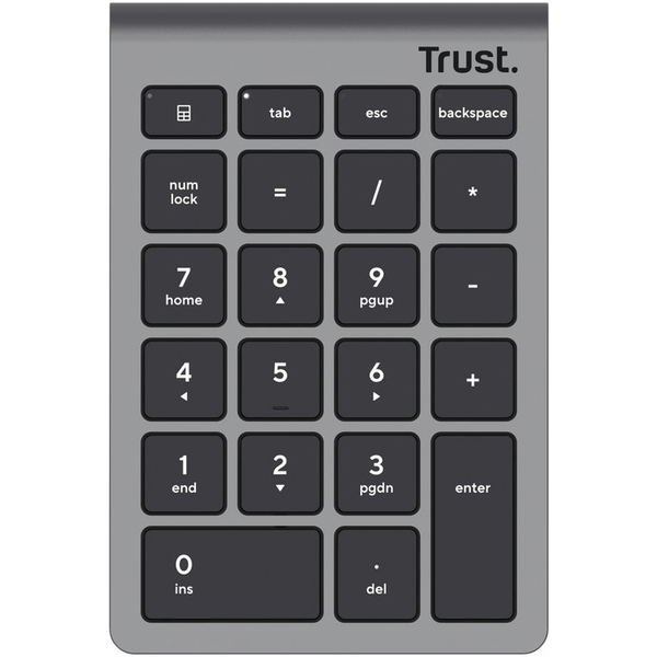 Trust Xalas numerisk tastatur Laptop/PC RF trådløst Sølv