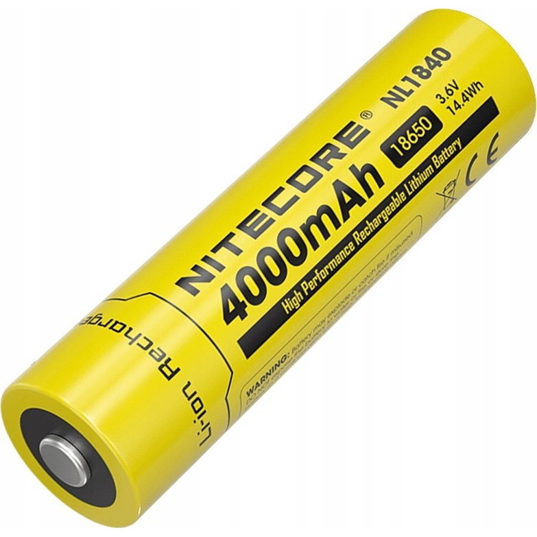 Nitecore Kellék Akkumulátor, 18650 NL1840 4000mAh 3,6V B1 (NITNL1840)