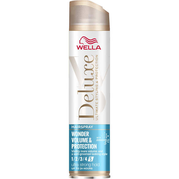 WELLA Deluxe Hair Spray Wonder Volume Protect Ultra Strong 250 ml