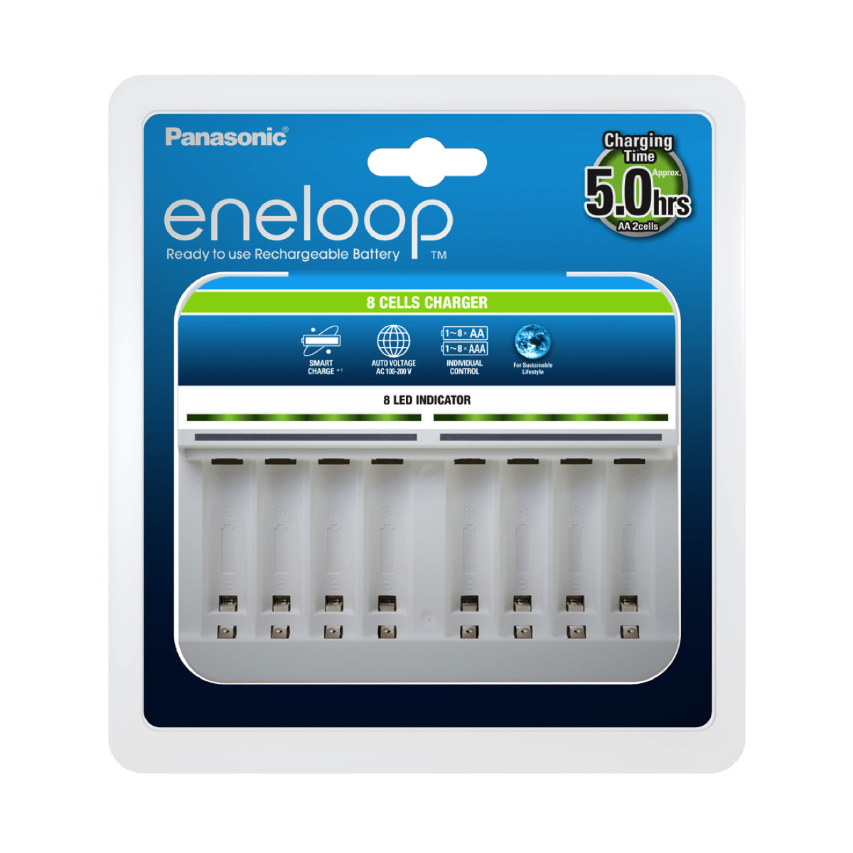 Nabíjačka pre akumulátory Panasonic ENELOOP BQ-CC63 AAA AA R6 R03 (BQ-CC63E)