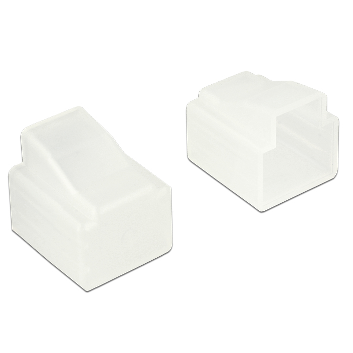 Delock Porvédo az RJ11 dugó, 10 darab áttetszo (64017) (64017)