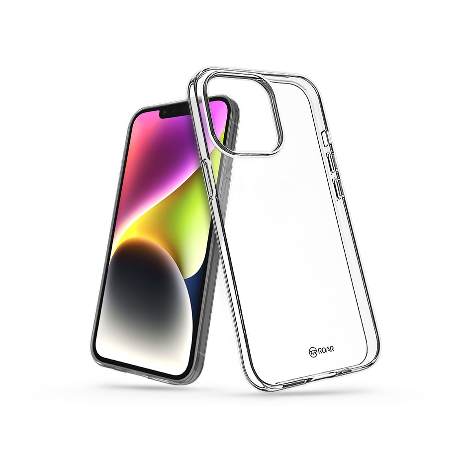 Apple iPhone 14 szilikon hátlap - Roar All Day Full 360 - transparent (KC0812)