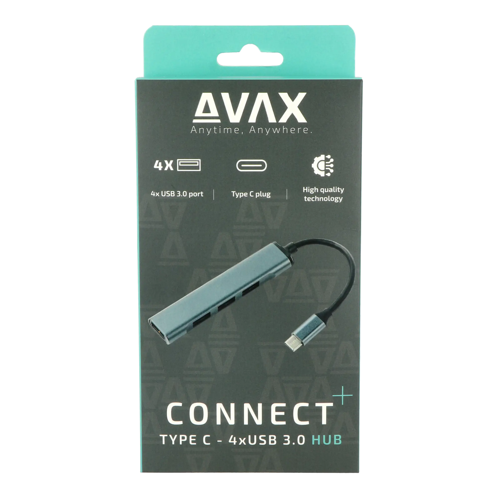 AVAX HB601 CONNECT+ USB Type-C 3.0 HUB (4 port) (5999574480620)