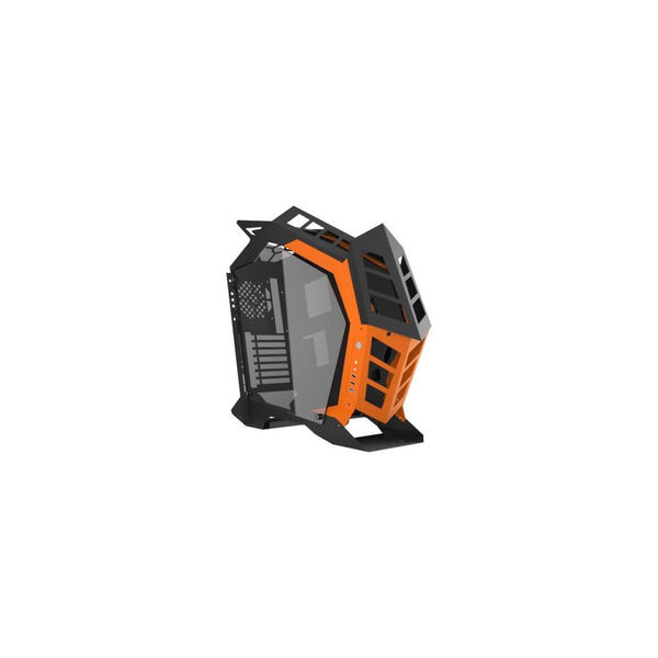 DarkFlash Knight K1 táp nélküli Open Frame ház fekete-narancssárga