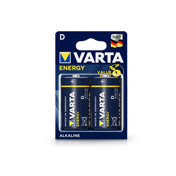 VARTA Energy Alkaline R20 góliát elem - 2 db/csomag