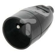  Jonex Gniazdo przenośne 16A 2P+Z 250V czarne GN-171