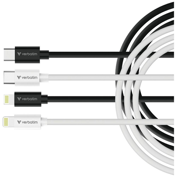 Kabel Verbatim USB-C na Apple Lightning 1 m černý