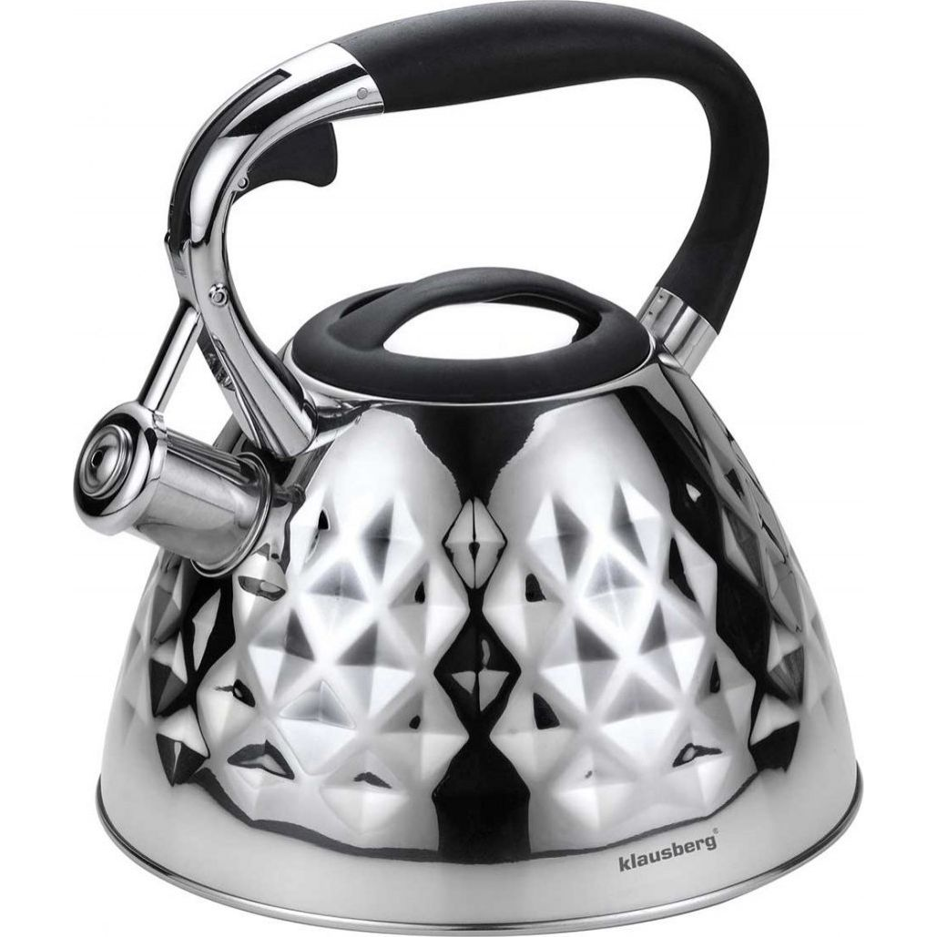 Klausberg Teáskanna, Sípszóval - Króm- 3L KB-7413 (KB-7413)