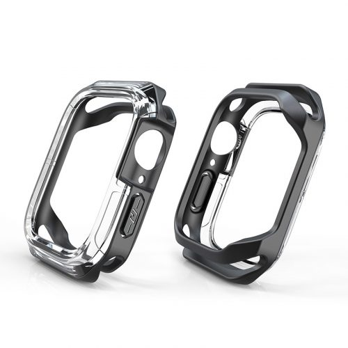 Apple Watch ütésálló védőtok - Devia Sport Series Shockproof Case For iWatch - 41 mm - black (ST366819)