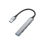 Equip 128960 интерфейсен хъб USB 3.2 Gen 1 (3.1 Gen 1) Type-A 5000 Мбит/с Черен, Сив