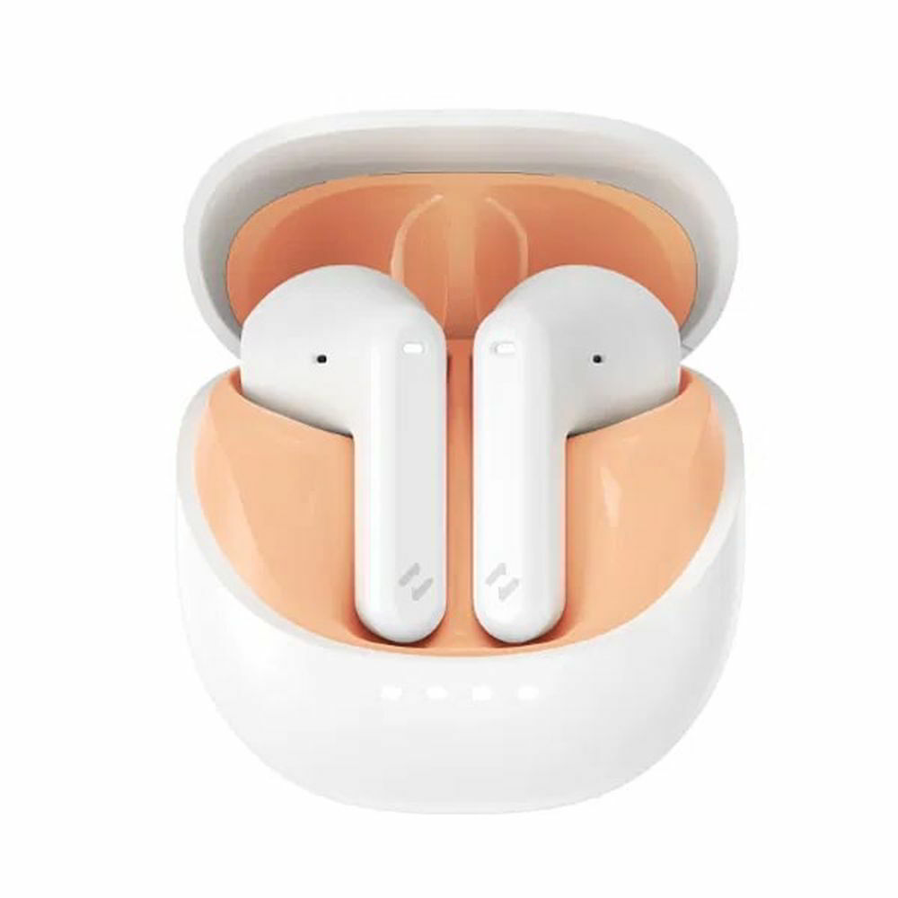 Havit TW931 -TWS Bluetooth Fülhallgató Headset Töltőtokban - Fehér / Narancssárga (TW931)