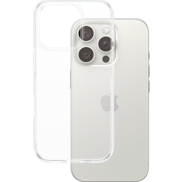 PanzerGlass PG HardCase TP iPhone 16 6.3Inch Pro mobiele telefoon behuizingen Hoes Transparant