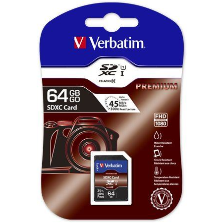 Verbatim Premium 64 GB SDXC Classe 10