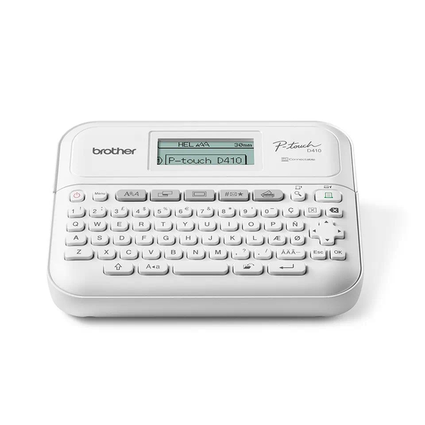 Brother PT-D410 etiketprinter Termisk overførsel 180 x 180 dpi 20 mm/sek. Ledningsført TZe QWERTY