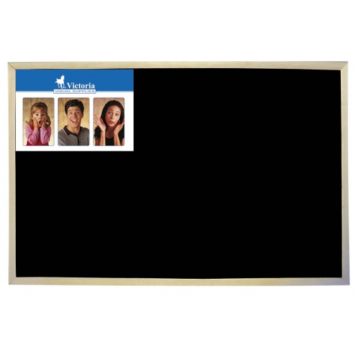 Victoria PM0301010 Fakeretes krétás tábla 40x60cm - Fekete (PM0301010)