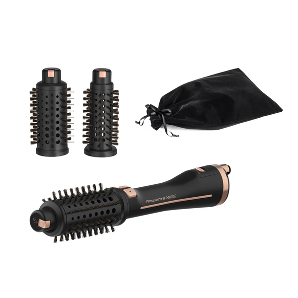 Rowenta Ultimate Experience CF9625 Heteluchtborstel Warm Zwart, Brons 750 W