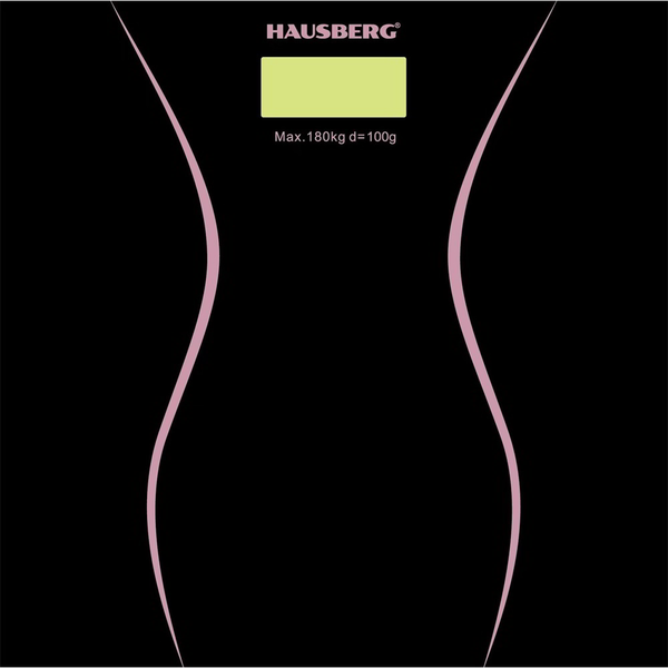 Hausberg HB-6003NG Digitális személymérleg Max 180kg - Fekete