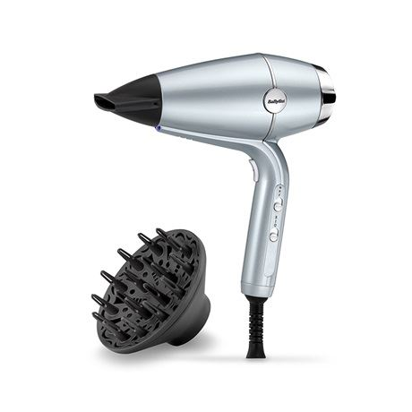 Сешоар BaByliss Hydro Fusion D773DE, 2100W, 2 скорости, 3 стъпки на температурата, Сool shot, Дифузер, Йонна технология с плазма