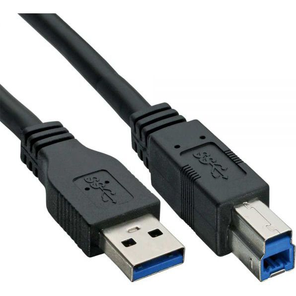 InLine 4043718129942 cavo USB USB 3.2 Gen 1 (3.1 Gen 1) 2 m USB B USB A Nero