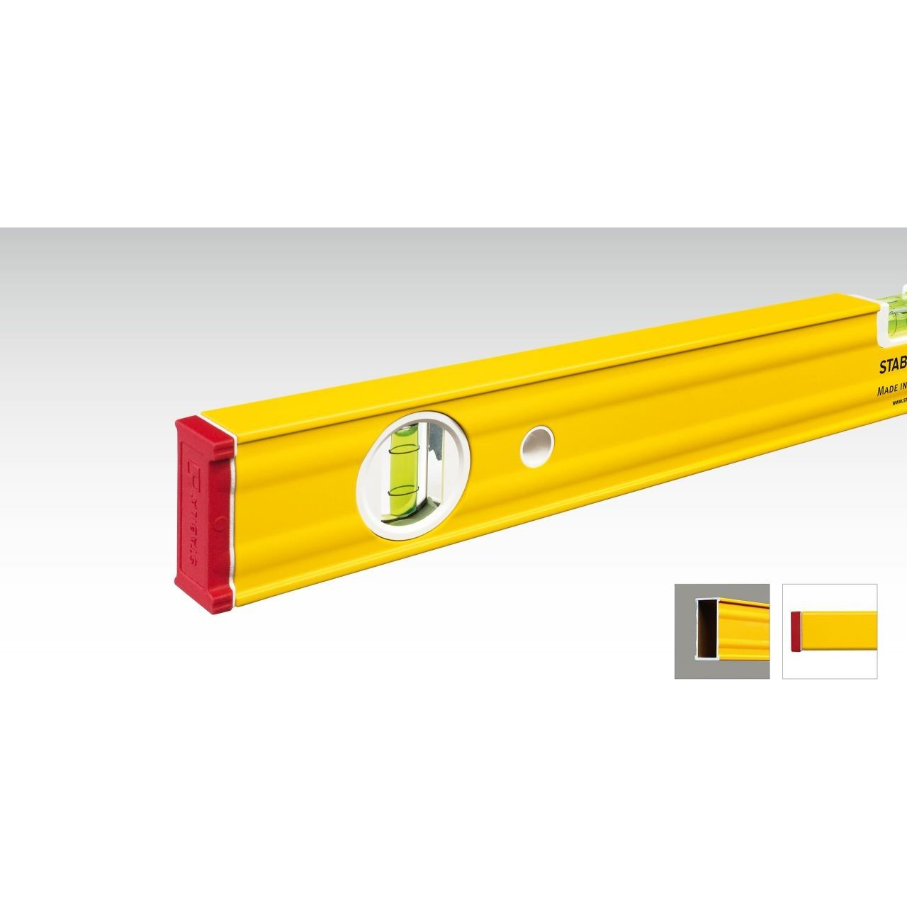 Stabila 80 AS 19169 Könnyűfém vízmérték 120 cm 0.5 mm/m (19169)