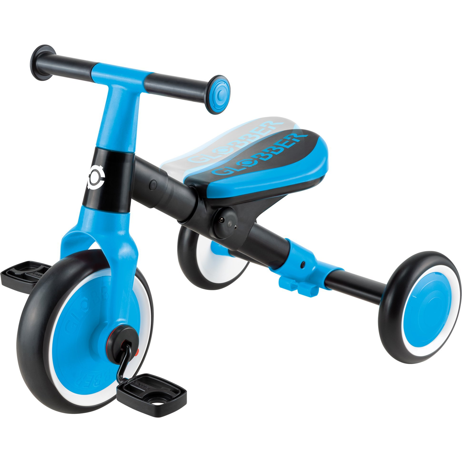 Globber Learning Trike 2 az 1-ben Futóbicikli és Tricikli - Kék ( )