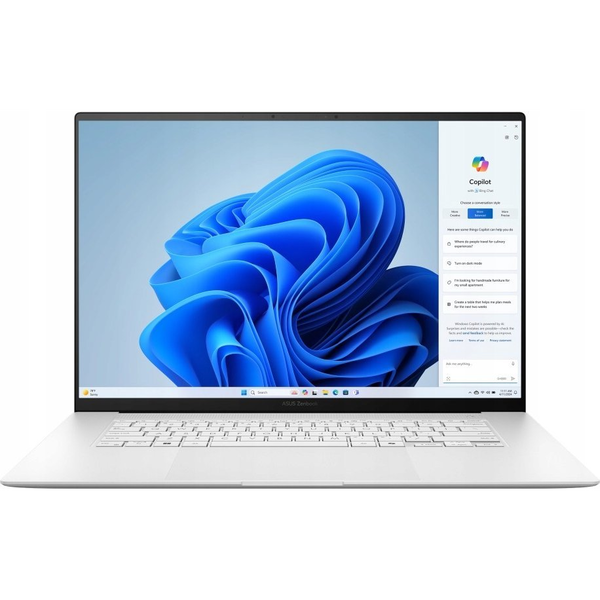 Laptop Asus Asus Zenbook S 16 OLED UM5606WA-RK217W | Scandinavian White | 16 " | OLED | 3K | 2880 x 1800 pixels | AMD Ryzen AI 9 | 365 | 24 GB | LPDDR5X | Solid-state drive capacity 1000 GB | AMD Radeon 880M Graphics | Windows 11 Home | 802.11be | Bluetoo