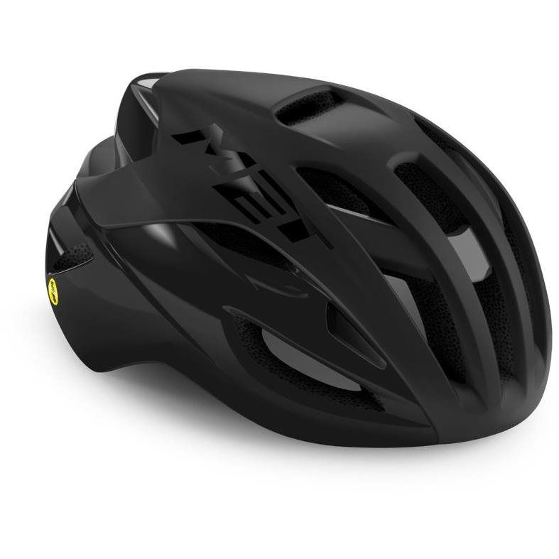 MET RIVALE MIPS sisak, fekete, matt/fényes, L (8015190269696)