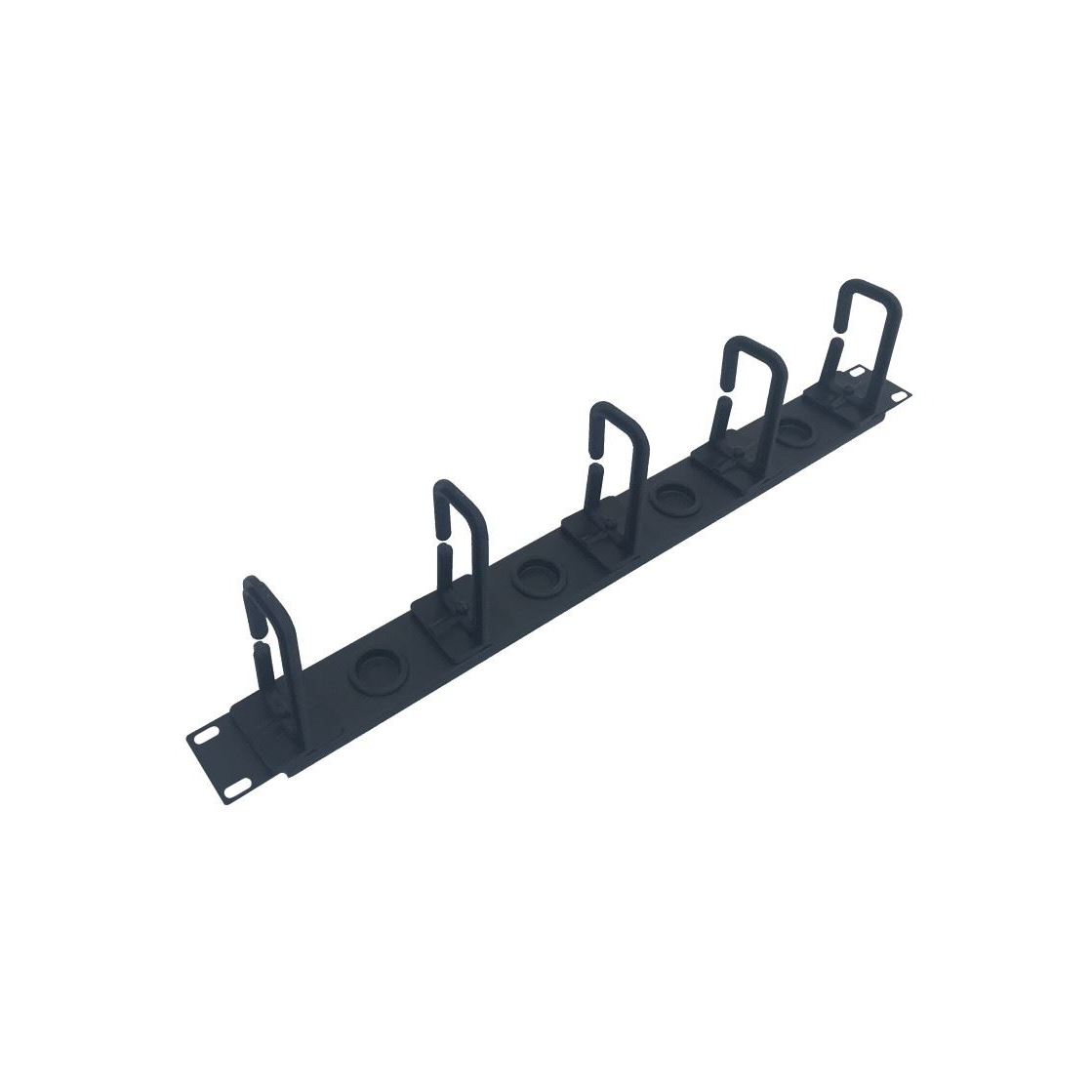 WP kábelrendező Rack szekrényhez műanyag gyűrűs 1U 19