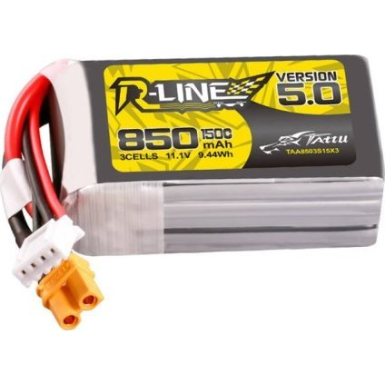 Tattu R-Line Wersja 5.0 850mAh 3S 11.1V 150C XT30U-F (TAA8503S15X3)