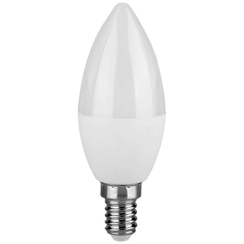 V-TAC LED fényforrás E14 Gyertya forma 4.50W melegfehér (2142151) (v2142151)