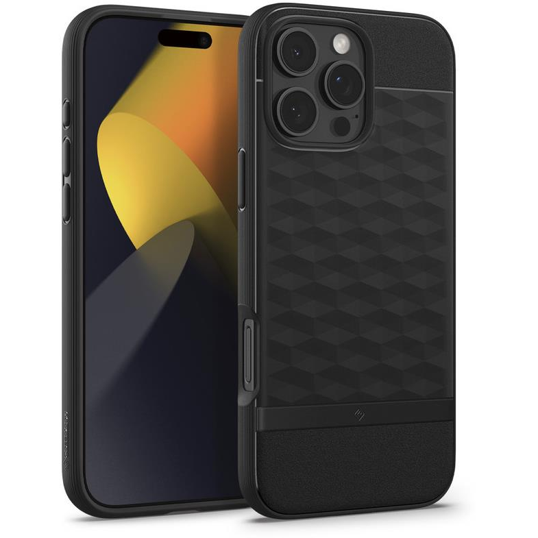 Caseology by Spigen Parallax MagSafe Matte Black iPhone 16 Pro tok (ACS08169)