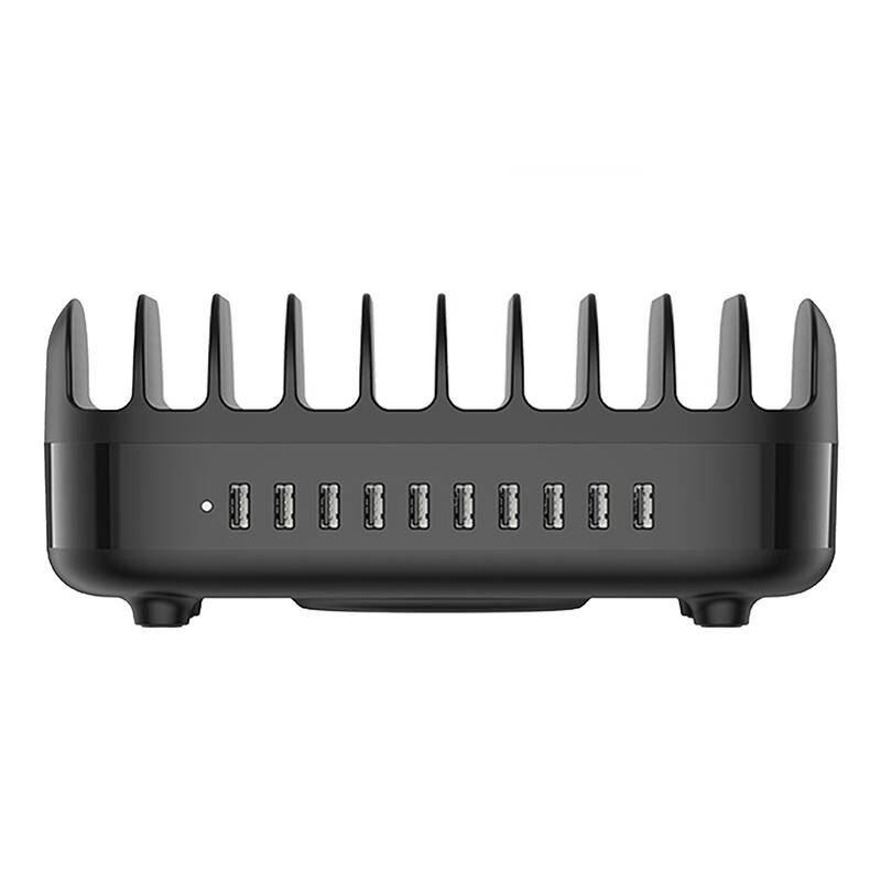 Orico 10 portos USB töltőállomás fekete (DUK-10P-V1-EU-BK) (DUK-10P-V1-EU-BK)