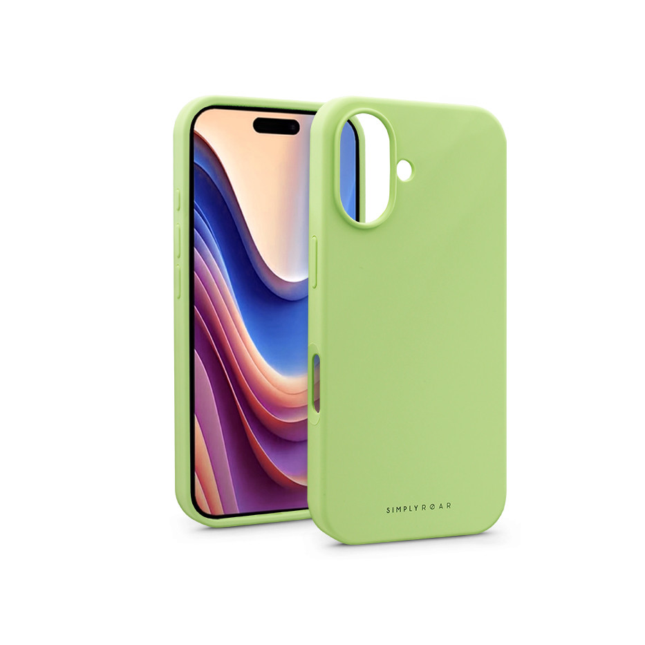 Apple iPhone 16 Plus szilikon hátlap - Roar Cloud Skin - zöld (KC311833)