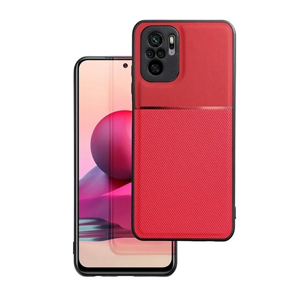 Szilikon telefonvédő (ütésállóság, mágneses, bőr hatású hátlap, csíkos) PIROS Huawei P30 Pro "Gigapack csomagolás" (GP-131082)