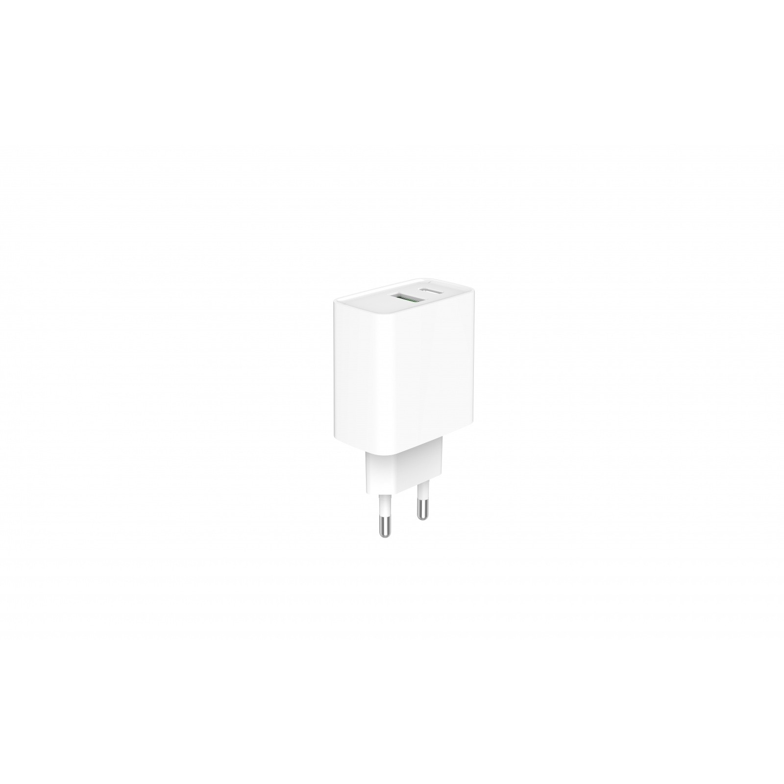 Gembird TA-UC-PDQC20-01-W USB-C / USB-A Hálózati töltő - Fehér (20W) (TA-UC-PDQC20-01-W)