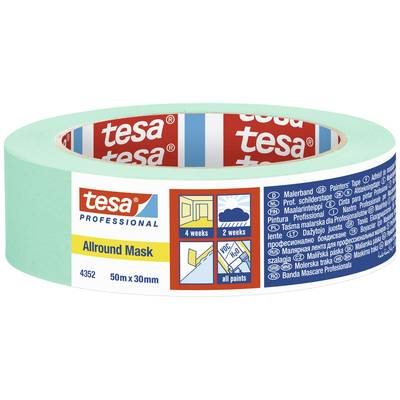 Tesa ALLROUND MASK (04352-00002-00) Krepp szalag Menta (H x Sz) 50 m x 30 mm 1 db (04352-00002-00)