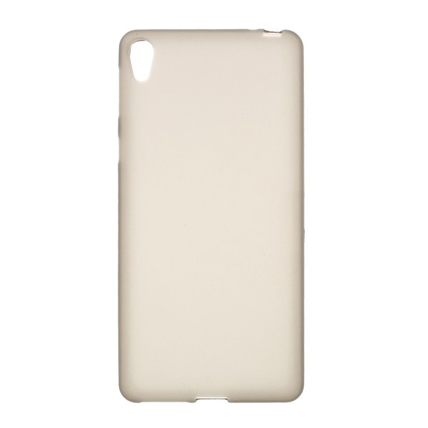 Szilikon telefonvédő (matt) FÜSTSZÍNŰ [Sony Xperia E5 (F3311)] (5996457654246)