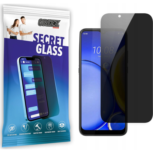  GrizzGlass Szkło prywatyzujące GrizzGlass SecretGlass do Htc Wildfire E2 Plus