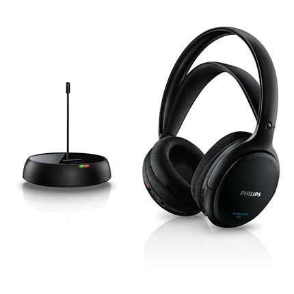 Philips SHC5200/10 sluchátka / náhlavní souprava Kabelový a bezdrátový Přes hlavu Hudba Černá